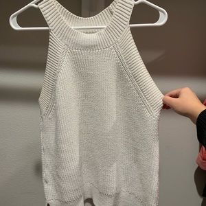 Sweater tank top